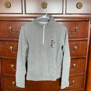 MOVING MUST GO University of Pennsylvania UPENN quakers quarter zip pullover